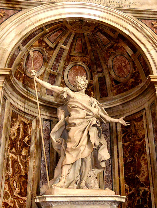 サン・ピエトロ大聖堂の聖ロンギヌス
