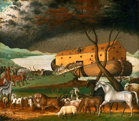 ノアの方舟に乗る動物たち