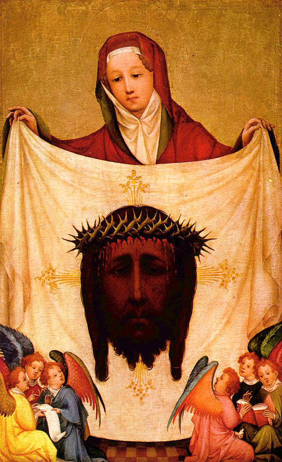 聖顔布を手にする聖ヴェロニカ