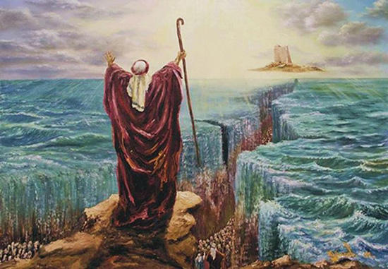 モーセの海割り