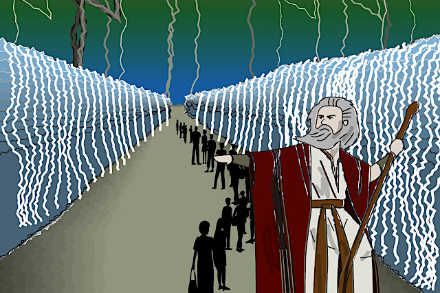 モーセの海割りの現代における新たな解釈