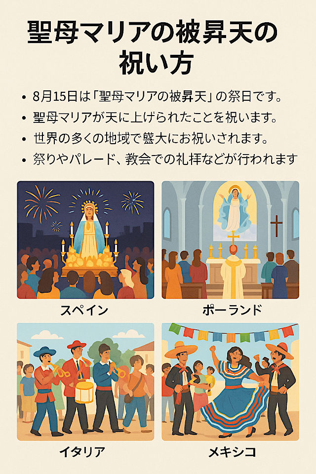 西ヨーロッパや世界での祝い方