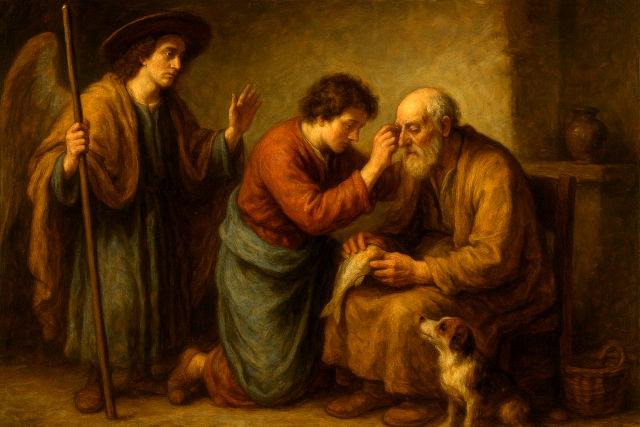 聖ラファエル「神はいやされた」