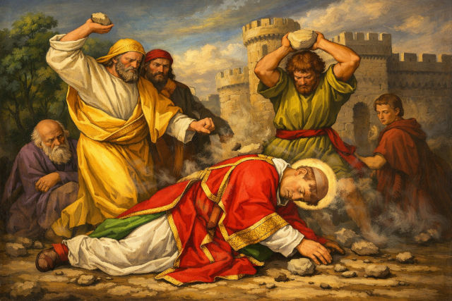 石打ちにあう聖ステファノ