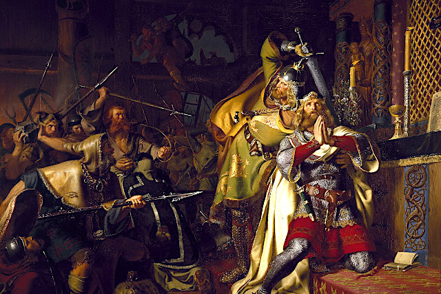 聖カヌート4世の死