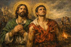 今日の聖人は聖ヨナと聖パラキシオ｜迫害の中で信仰を貫いた兄弟殉教者［3月29日］